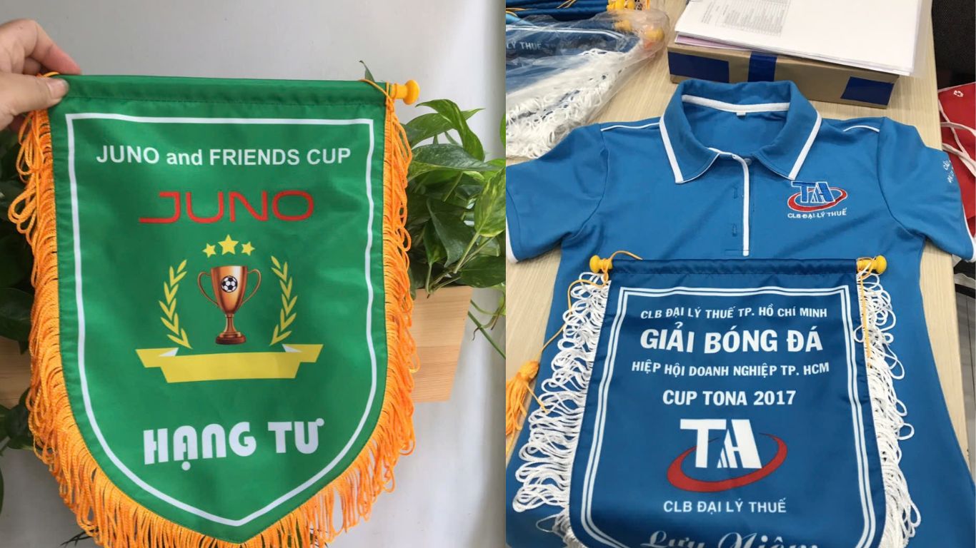 Ảnh Cờ Lưu Niệm Thực Tế
